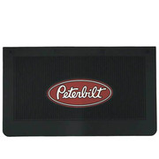 365 YEAR 2008 24X18IN IN BLACK RUBBER PETERBILT LOGO MUD FLAP