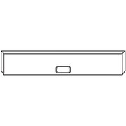 FL120 CLASSIC YEAR 2008 22IN AMER. EAGLE BLIND MOUNT BUMPER W/ FRENCHED LICENSE PLATE