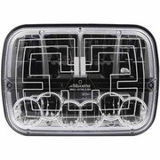 PETERBILT 378 YEAR 1996 5X7IN HIGH/LOW BEAM 12 DIODE LED HEADLIGHT W MAXXHEAT HEATED LENS