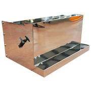 KENWORTH W900B AEROCAB YEAR 2002 39IN SS BATTERY TOOL BOX W/ RAISED UPPER STEP RUBBER HOLD DOWN LATCHES Replacement