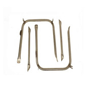 KENWORTH W900L YEAR 2010 STAINLESS STEEL CUSTOM MIRROR BRACKETS