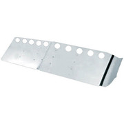 COLUMBIA 120 YEAR 2017 18IN STAINLESS STEEL DROP VISOR W/ 10 LIGHT HOLES
