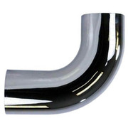 FL120 CLASSIC YEAR 1990 CHROME 5IN SHORT 90 EXHAUST ELBOW BELOW MUFFLER
