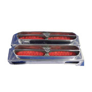 Double JJ Rear Fender Aluminum Blinker Bar Light Brackets Replacement Automotive Brackets Aluminum