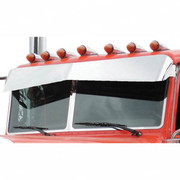 12 To 8 Inch Stainless Steel Blind Mount Bowtie Drop Visor Side Mount