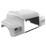 Fiberglass Hood Shell 57.5 Inch Centerline 17 Inch Fenders For Mack RD Model