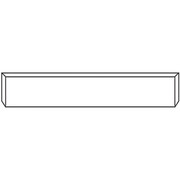 FLC120 SFA YEAR 1985 20IN BLIND MOUNT CHROME TEXAS MITERED END BUMPER 10 GAUGE W/ UST MOUNT PLATES