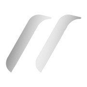 PETERBILT 389 YEAR 2021 STAINLESS STEEL 5IN EAGLE FLANGE CHOP TOP WINDOW PANELS W/ CAB MOUNTED MIRRORS