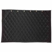 379 YEAR 1991 25.25X30IN WIDE BROWN QUILTED VINYL FRONT FENDER COVERS PAIR