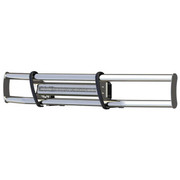 LT625 YEAR 2019 MILESTONE POLISHED STAINLESS STEEL BUMPER GUARD W/ 30IN SINGLE ROW LED LIGHT BAR