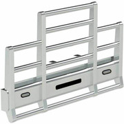 F750 YEAR 2006 DEFENDER 4 POST GRILLE BUMPER W/ 6IN OVAL LIGHTS SLAM LATCH LIFT ASSIST