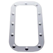 KENWORTH T600B YEAR 2004 STAINLESS STEEL DIMPLED VENT DOOR TRIM