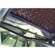 KENWORTH T600 AEROCAB YEAR 2002 STAINLESS STEEL FLAT TOP HORN PULL COVER