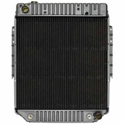 FORD F600 YEAR 1987 COPPER BRASS RADIATOR WITH OIL COOLER 28.25 X 27.625 X 2.25 INCH Replacement