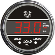 T600B YEAR 1992 RED DIGITAL LOAD GAUGE WITH CHROME BEZEL