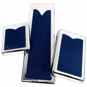 Chrome-Plated Billet Aluminum Square Pedal Set For Kenworth 2005-Older Replacement
