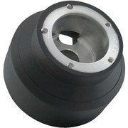 Black Billet Aluminum Steering Wheel Hub Adapter W 5 Hole Bolt Pattern 72 Spline Count