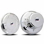 16.5 17.5 19.5 Inch Front Set Low Profile Cover Up Hub Covers For Hino Isuzu 6 Lug Ball Seat Wheels Replacement