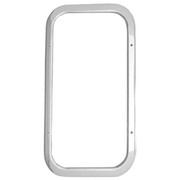 Chrome Plastic Exterior View Window Trim For Peterbilt 378 379 Replacement