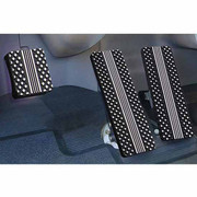 Black Diamond Cut Billet Pedal Kit For Kenworth T800 And W900 Replacement