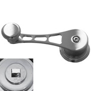 Chrome Billet Aluminum Window Crank With Square Shaft For Peterbilt