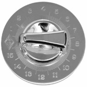 PETERBILT 359 YEAR 1976 CHROME ENGINE TIMER SHUTDOWN DIAL KNOB