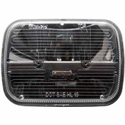 KENWORTH T800 YEAR 1991 5 X 7 INCH SQUARE LED HEATED HEADLIGHT WITH COMPLEX REFLECTOR LENS