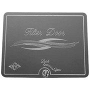 PETERBILT 377 YEAR 1998 STAINLESS STEEL FILTER DOOR COVER