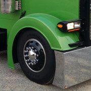 379 YEAR 1999 FIBERGLASS GANGSTER STYLE FRONT FENDERS W 6 INCH LIP