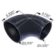 CASCADIA 113 YEAR 2015 AIR INTAKE PIPE ELBOW 4-5 INCH 90 DEGREE