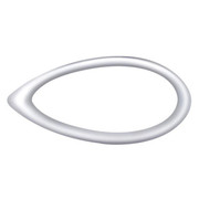 FREIGHTLINER CASCADIA 125 YEAR 2014 CHROME PLASTIC TEARDROP SHAPED LIGHT BEZEL Replacement