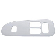 386 YEAR 2014 CHROME PLASTIC WINDOW SWITCH TRIM WITH 4 HOLES DRIVER SIDE