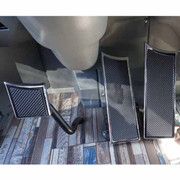 PETERBILT 335 YEAR 1996 CHROMEPLATED BILLET ALUMINUM SWOOP PEDAL SET