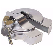 PETERBILT 335 YEAR 2010 FUEL CAP COVER WITH TWIST LEVER LOCK CAPS