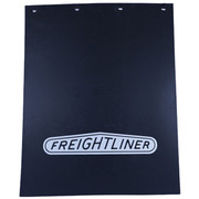 FREIGHTLINER FLC112 YEAR 2004 BLACK LOGO RUBBER MUD FLAP 24 X 30 X 3/8 INCH Replacement