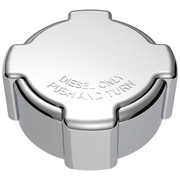 1998 Freightliner FL70 Chrome Plastic Non-Locking Fuel Cap Cover Replacement