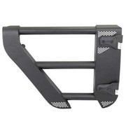 Black Steel Rear Trailline Tube Doors For 2007 - 2017 Jeep Wrangler Replacement
