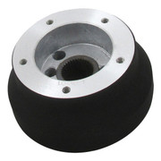 Black 5 Hole Bolt Steering Wheel Hub Adapter For Freightliner Fixed Column Replacement
