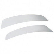T600 YEAR 1993 STAINLESS STEEL ABOVE HEADLIGHT FENDER GUARDS PAIR