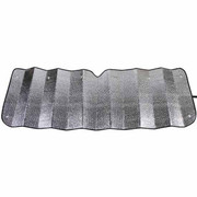 COLUMBIA 112 YEAR 2008 ACCORDION-FOLD POLYETHYLENE BUBBLE REFLECTIVE THERMAL WINDSHIELD SUNSHADE