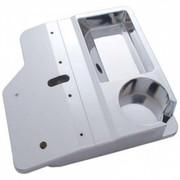 KENWORTH T800 CURVED GLASS YEAR 1999 CHROME CONSOLE TOP