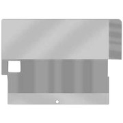 KENWORTH W900B AEROCAB YEAR 2001 STAINLESS STEEL AIR CONDITIONER COVER