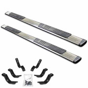 BRONCO WITH 4 DOORS YEAR 2021 STAINLESS EXTREME LOW PROFILE SIDE STEPS KIT 71 INCH W/ 5 INCH STEP PAD AREAS W/ 4 DOORS