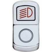 PETERBILT 385 YEAR 2006 CHROME HEADLIGHT ROCKER SWITCH COVER