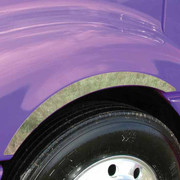 FREIGHTLINER COLUMBIA 112 YEAR 2016 STAINLESS STEEL FRONT FENDER TRIM PAIR