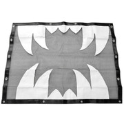 FLD120 SBA YEAR 1991 BLACK AND WHITE SABER TOOTH GRILLE BUG SCREEN