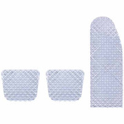 PETERBILT 567 SBA YEAR 2018 CHROME-PLATED BILLET ALUMINUM DIAMOND PEDAL SET