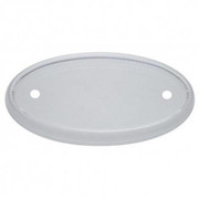 379 YEAR 1990 CLEAR LARGE OVAL LENS FOR 32 LED OVAL EMBLEM LIGHT