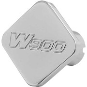 KENWORTH W900B YEAR 1997 CHROME-PLATED ALUMINUM SQUARE KNOB LOGO ENGRAVED