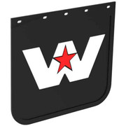 4900SF YEAR 2017 FRONT MUD FLAP W/ WESTERN STAR LOGO 18 X16 INCH
